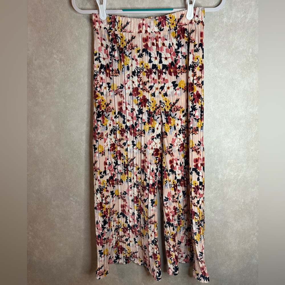 Janie and Jack Floral Patterned Pants - Size 12
